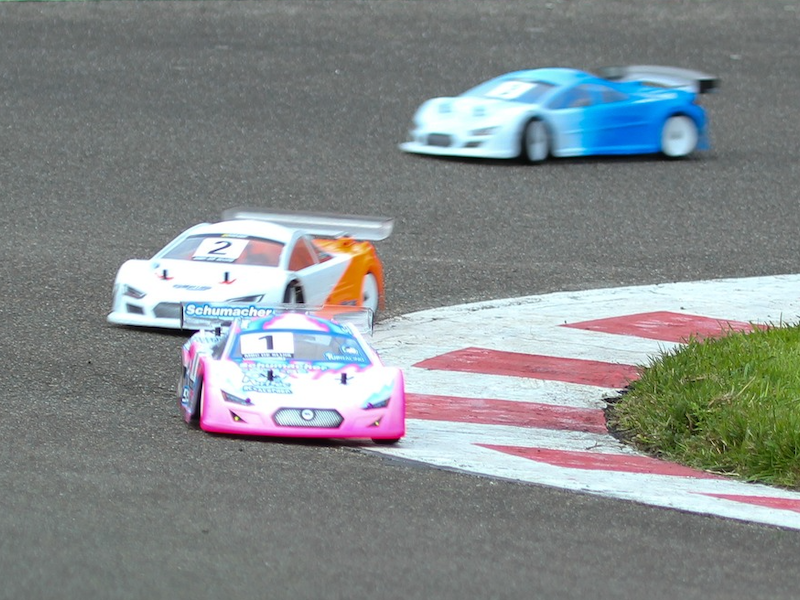 Finale met raceauto’s