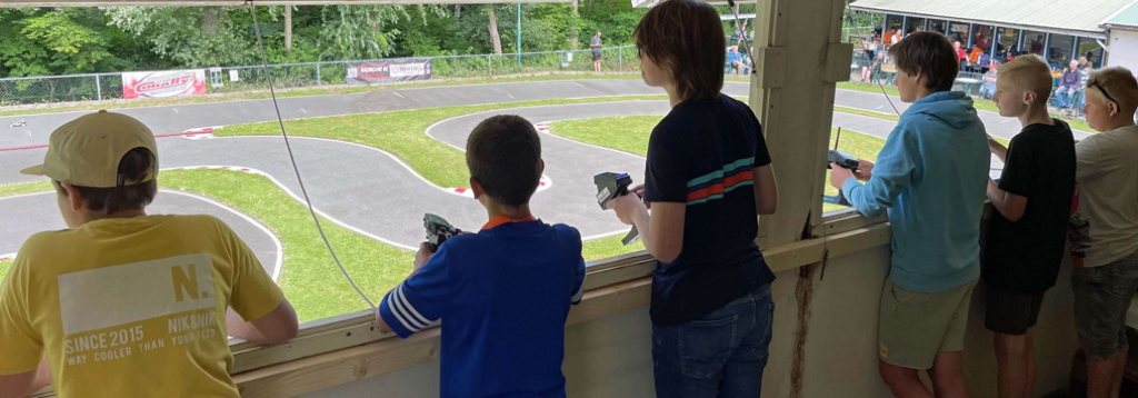 Young drivers on the HFCC drivers' stand